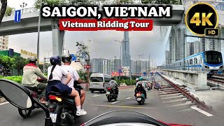 Saigon Vietnam Streets Riding Tour 🇻🇳 | 4K HDR Motorbike POV | Episode 2 | StreetRide with Thanh