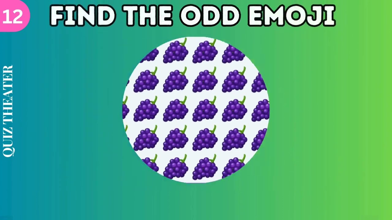 Only Geniuses Can Find the Odd Emoji 🧠🔥
