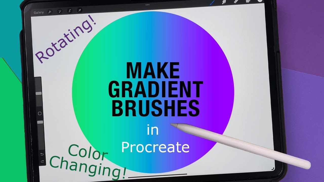 How to Make a Gradient Brush in Procreate - YouTube