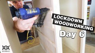 Day 6 | Wrapping up the printer stand assembly | LOCKDOWN WOODWORKING