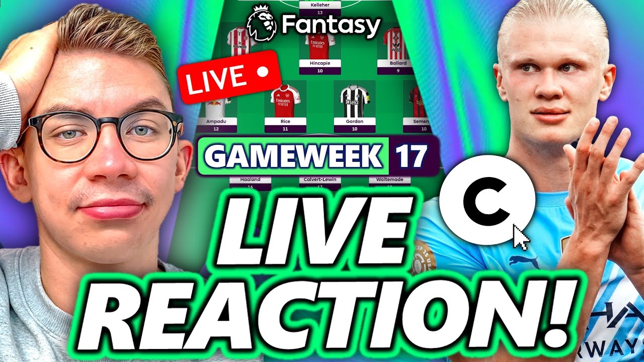TRIPLE CAPTAIN PAIN! FPL GAMEWEEK 17 REACTION STREAM! | Fantasy Premier League 25/26