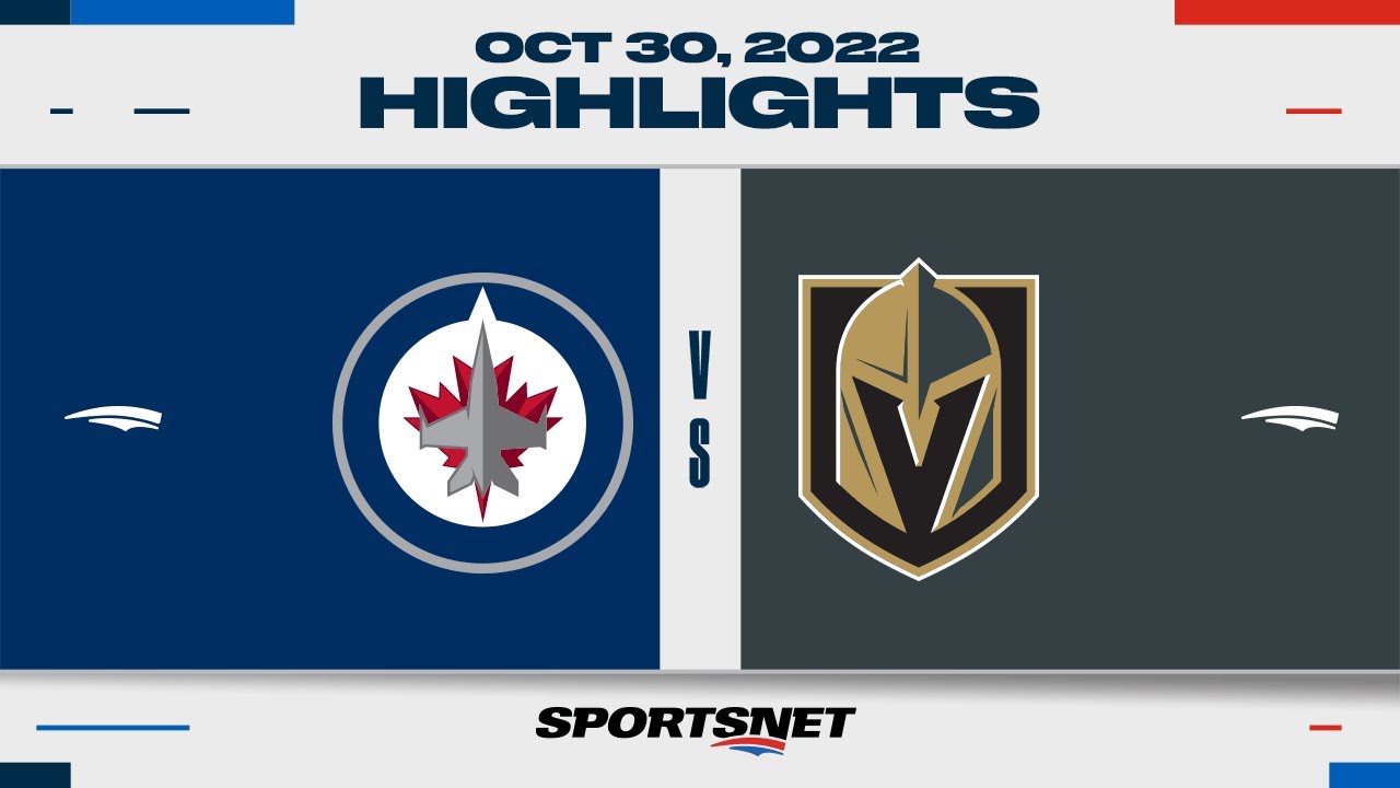 NHL Highlights | Jets vs. Golden Knights - Oct. 30, 2022