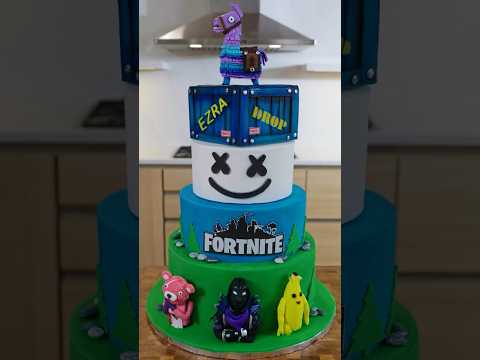 Fortnite Birthday Cake