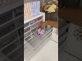 cozy stationery drawer restock ☁️ relaxing ASMR desk setup #shorts  #asmr  #stationery