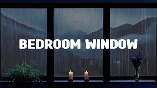 Deep sleep guaranteed: Soothing night rain and relaxing window view