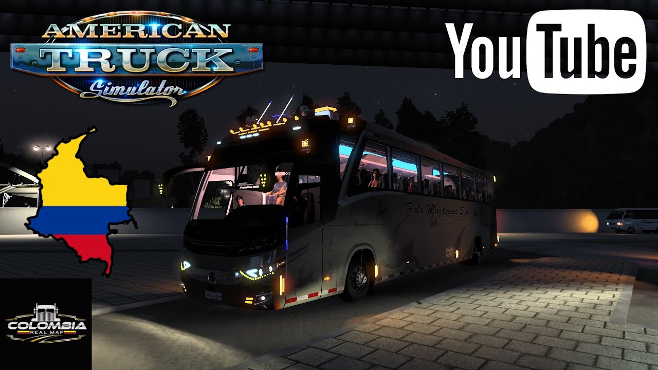 American Truck Simulator | MARCOPOLO G7 | Con destino al Manizales | ATS COLOMBIA REAL MAP