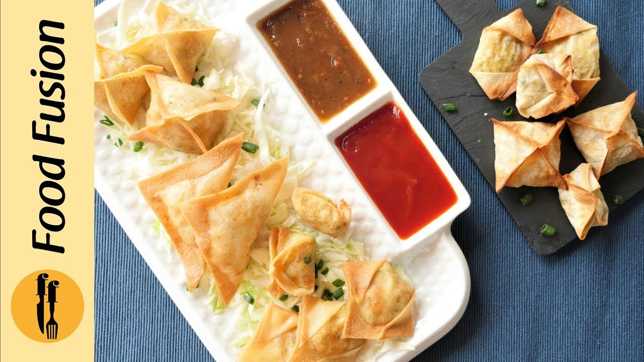 Fried and Baked Wontons by Food Fusion (Ramzan Special)