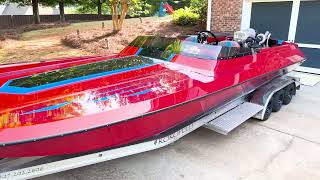 TWIN TURBO LSSWAPPED JET BOAT DISTURBS THE PEACE!