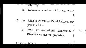 GJUST Bsc 5th sem previous year question paper of Chemistry of Main Group Elements-II | @TopScalers