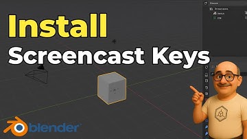 Verbeter je tutorialspel Eenvoudige instellingen voor screencast-toetsen in Blender voor tutorial...