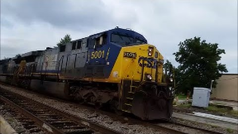 [CSX] 5001 Diversity in Motion AC60CW Leads  U306-06 Coal Train Through Fayetteville NC