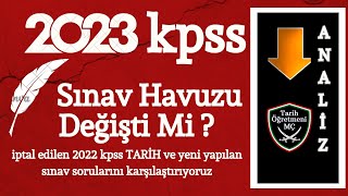 2023 KPSS TARİH, SINAV HAVUZU DEĞİŞTİ Mİ / TARİH ÇIKMIŞ SORULAR / kpss tarihi screenshot 3