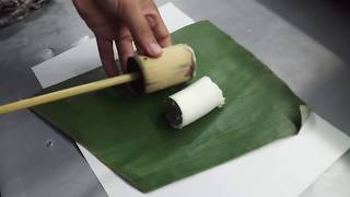 UNIK DAN LANGKA !! KUE PUTU BAMBU MEDAN DELI | INDONESIAN STREET FOOD screenshot 3