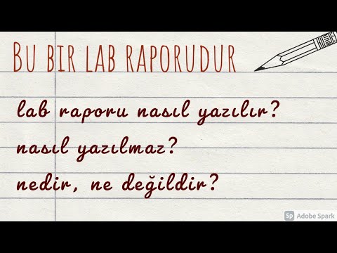 Video: Psikoloji Raporu Nasıl Yazılır