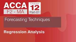 ACCA F2(MA) Ch12P01 Regression analysis (urdu/hindi)