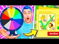 *COLOR WHEEL* Decides What I Trade In Adopt Me Roblox !! Adopt Me Trading Challenge *GONE WRONG*