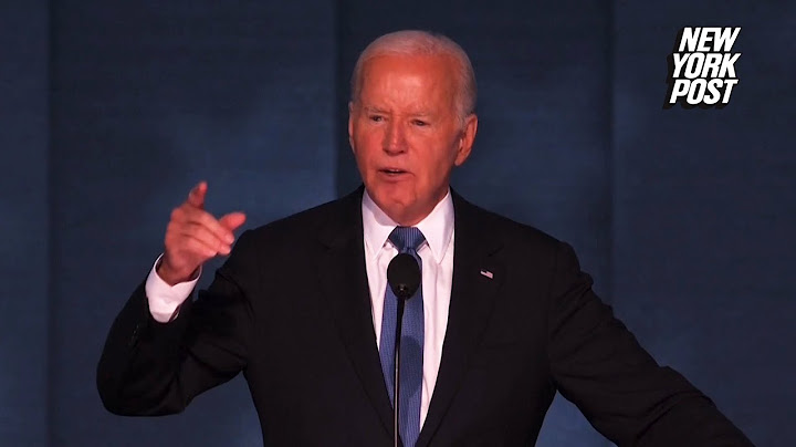 Watch key moments from Joe Biden's DNC speech