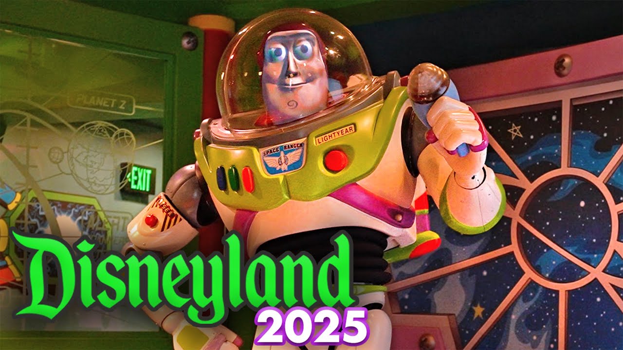 Buzz Lightyear Astro Blasters 2025 - Disneyland Ride [4K POV]