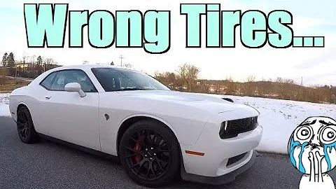 Is It SAFE to Drive a Hellcat in Winter...On Summer Tires?