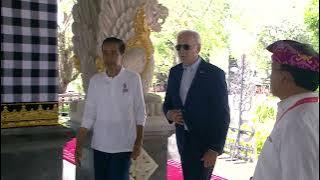 Momen Kedatangan Presiden USA Joe Biden di Taman Hutan Raya Bali