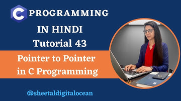 pointer to pointer in c [Hindi] | Tutorial 43 #coder #codewithsheetal