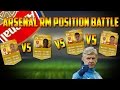 FIFA 15 RM ARSENAL BATLLE WALCOTT VS CAMPBELL VS SANCHEZ VS OXLADE CHAMBERLAIN