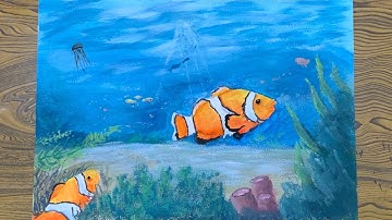 Watercolor Underwater Ocean Tutorial | Learn To Paint With Yash