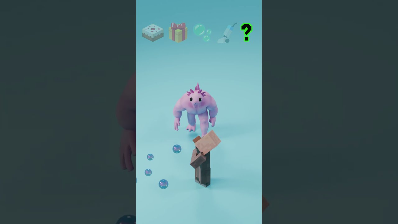 Making Iron Golem Happy Minecraft Satisfying 3D Simulations
