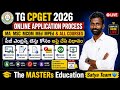 TG CPGET 2026 Online Application Process Step by Step Guide Live Telangana PG Entrance Test 2026