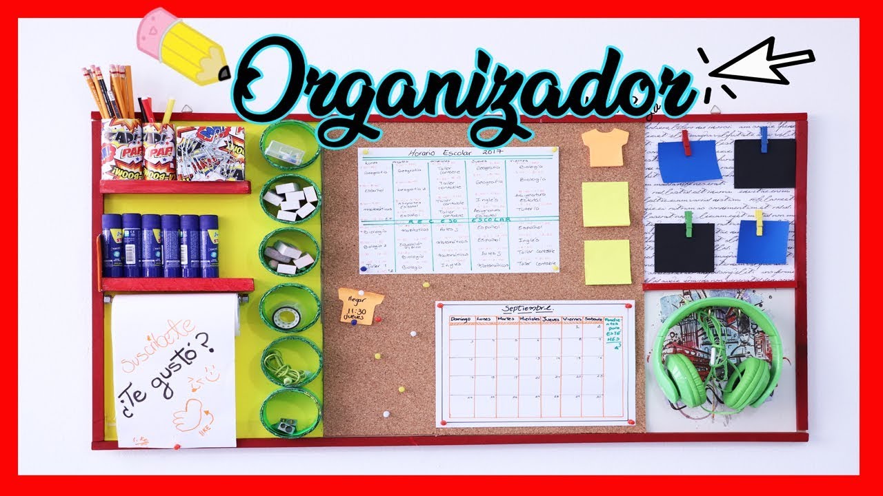 ▷ 6 IDEAS de ORGANIZADORES de PARED -【 DIY con IMAGENES