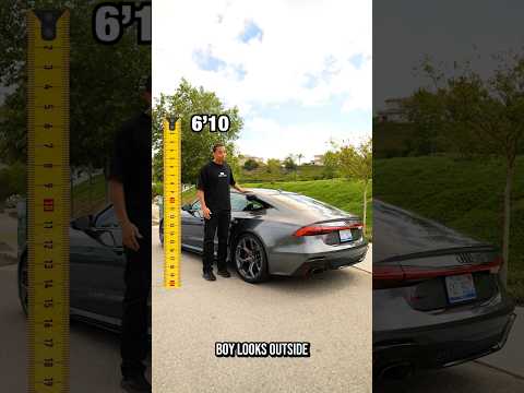 The 2026 Audi RS7 vs 6’10 Giant