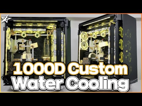 00 CORSAIR 1000Dㅣ12900KㅣRTX 3090ㅣCustom Water Cooled Gaming PC Gold & White