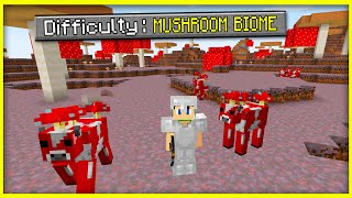 Can I Beat Minecraft in MUSHROOM FIELDS Only World..? '1% PLAYERS DID THIS' (Hindi)