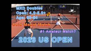 MXD Doubles Open, Age: 50-54 Gold Medal Pickleball Match - US Open 2026 - Skill 4.0-5.0+