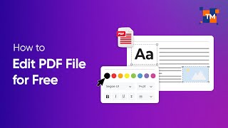 How To Edit A PDF File for Free Without Limitation | Best Free PDF Editor