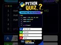 Python Interview Questions Series Ques - 15. #shorts