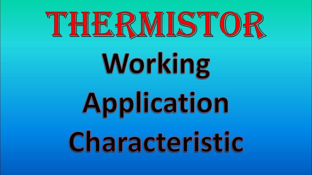 Thermistor Experiment (In English) YouTube