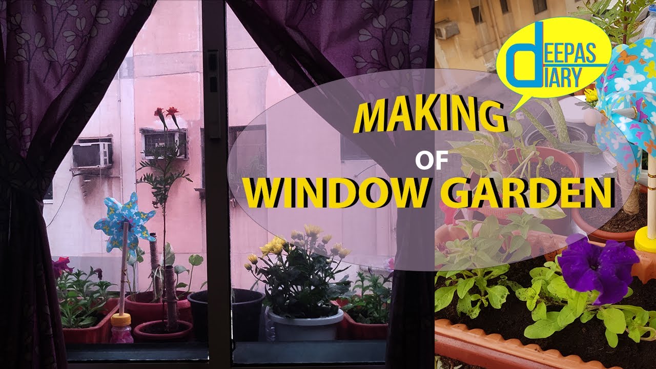 Making Of Window Garden In Bahrain | DIY Window Garden In Bahrain | Bahrain Garden | Deepas Diary