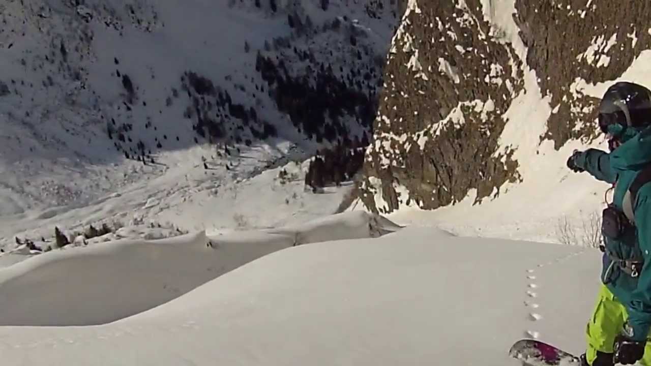 SNOWBOARD FREERIDE PASSO DEL TONALE CANALINO CASTELLACCIO YouTube