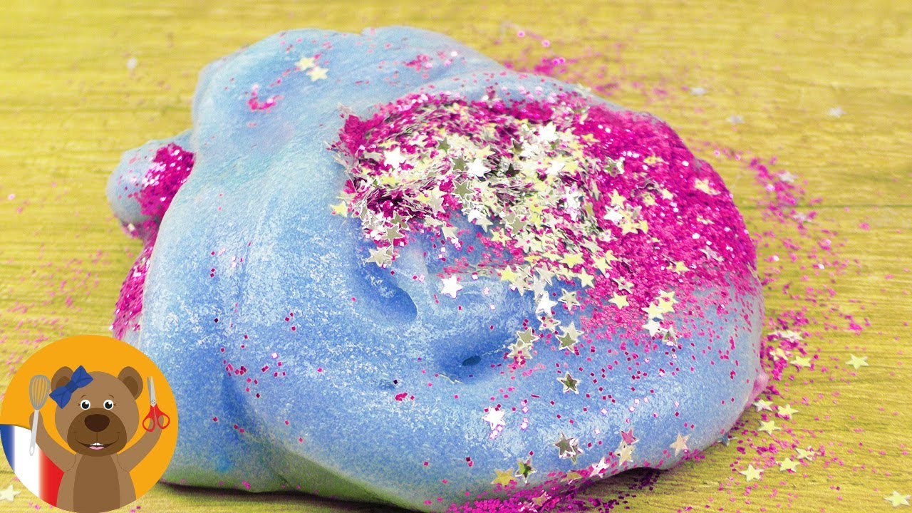 Original Stationery Galaxie Slime pour Enfants Filles Garçons Kit de Slime Galaxy avec Glow in The Dark Colle et Étoiles pour Faire du Slime Brillant et Galactique! Loisir Créatif de Slime