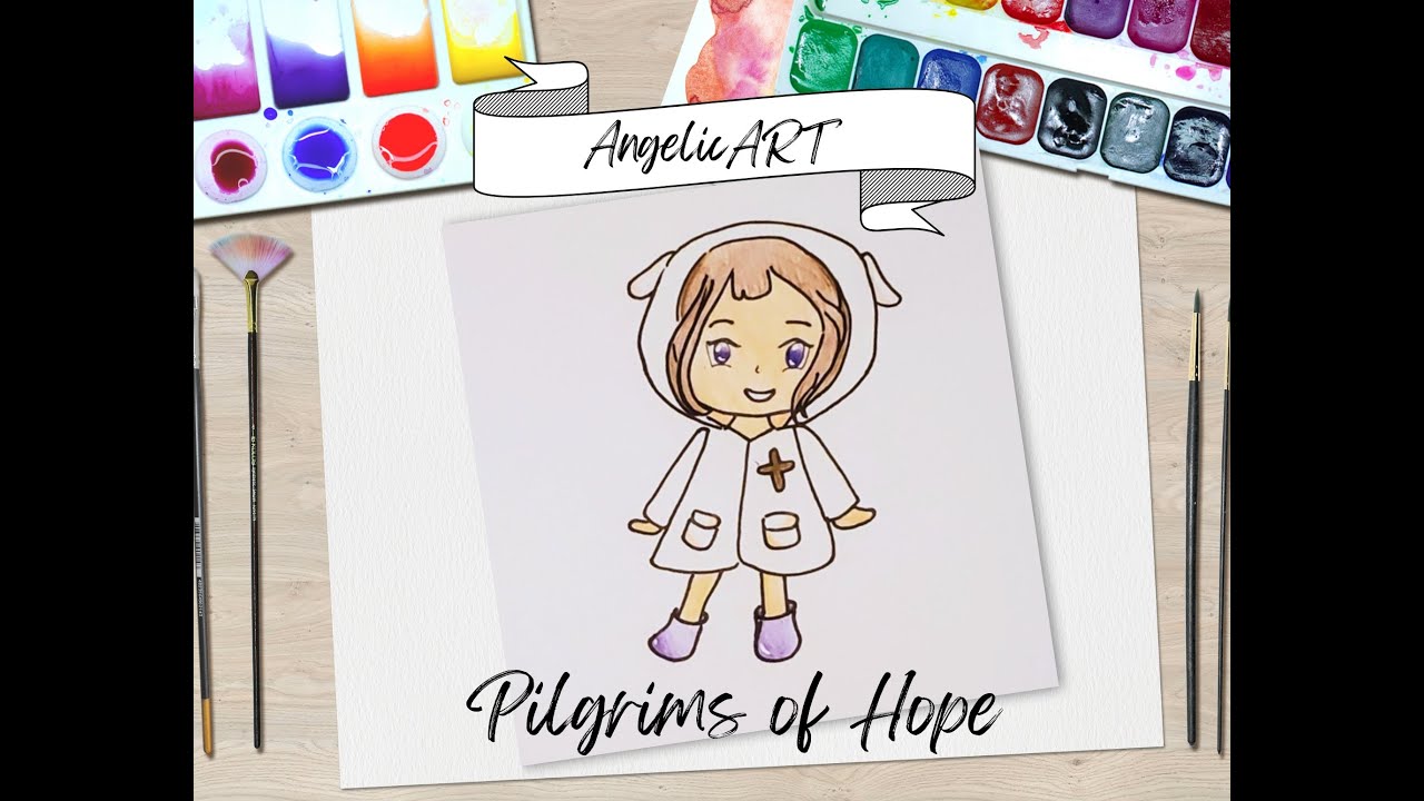 Pilgrims Of Hope - Easy and Cute Drawing