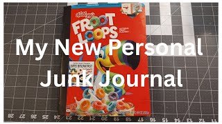 Make My New Personal Junk Journal from a Cereal Box & Composition Book