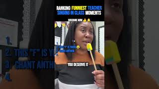 Ranking Funniest Teacher Singing In Class Moments #viral #usa