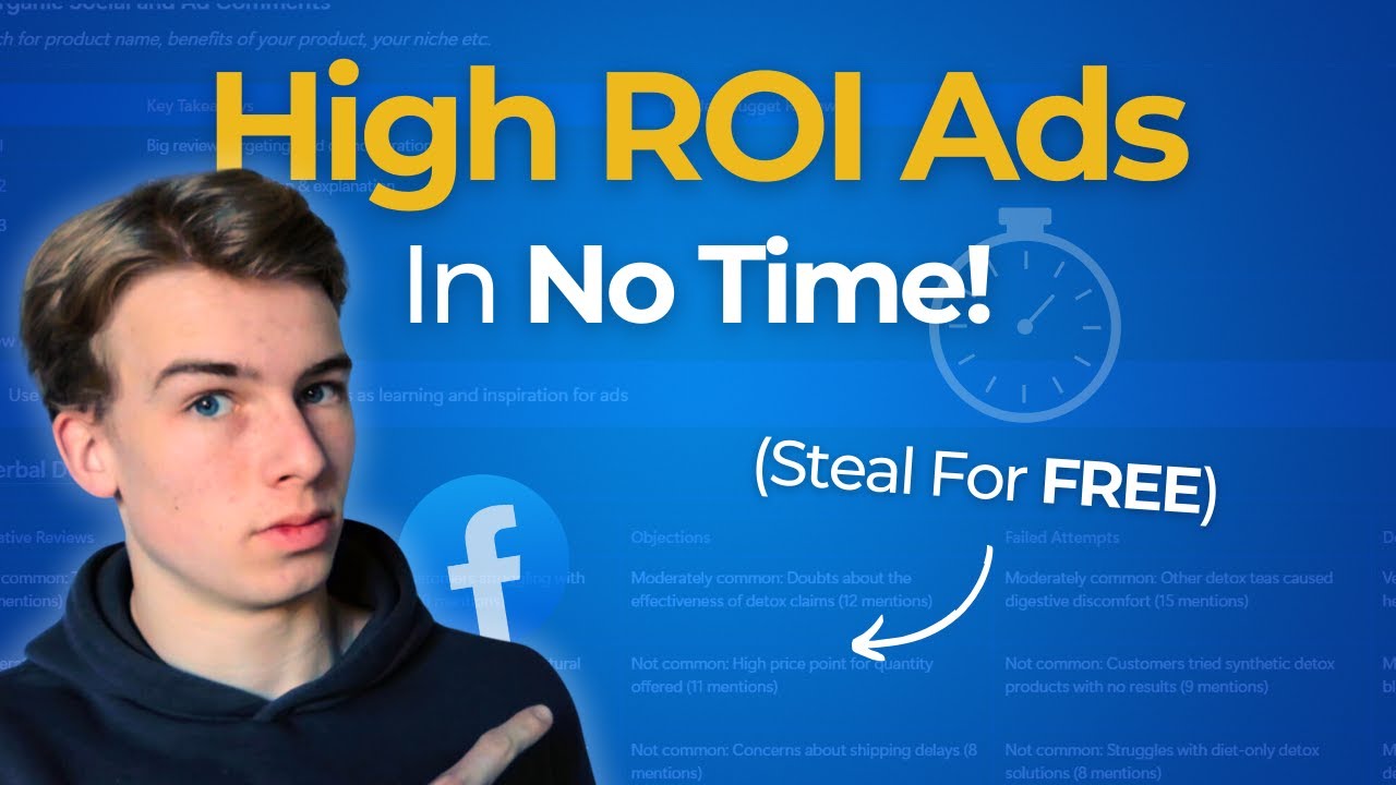 The Secret to Create High ROI Ads In No Time (Steal for Free!)
