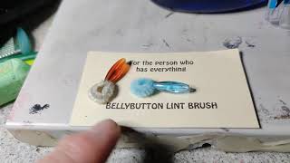 Custom Belly Button Lint Brush