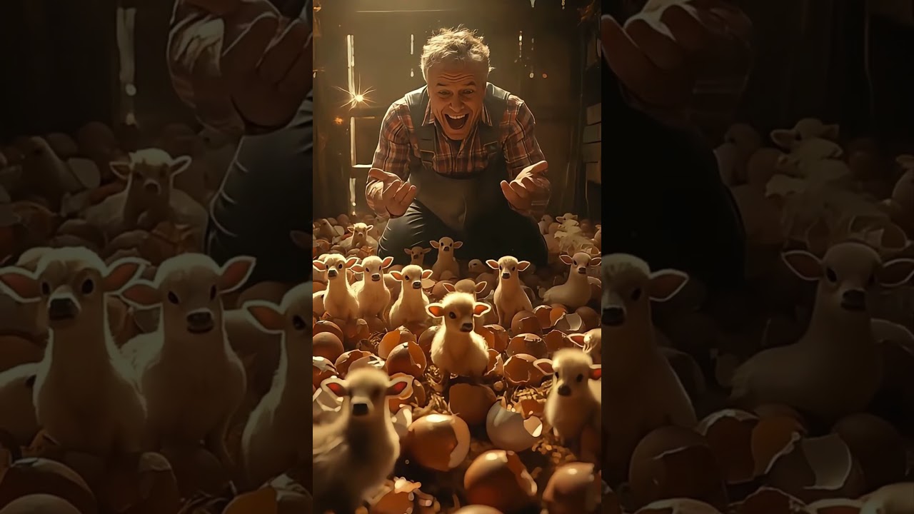 When Chicken Eggs Hatch into Tiny Cows 🐮✨ | Unbelievable Magical Moment