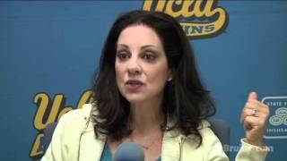 Valorie Kondos Field UCLA Press Conference, 2-14-12
