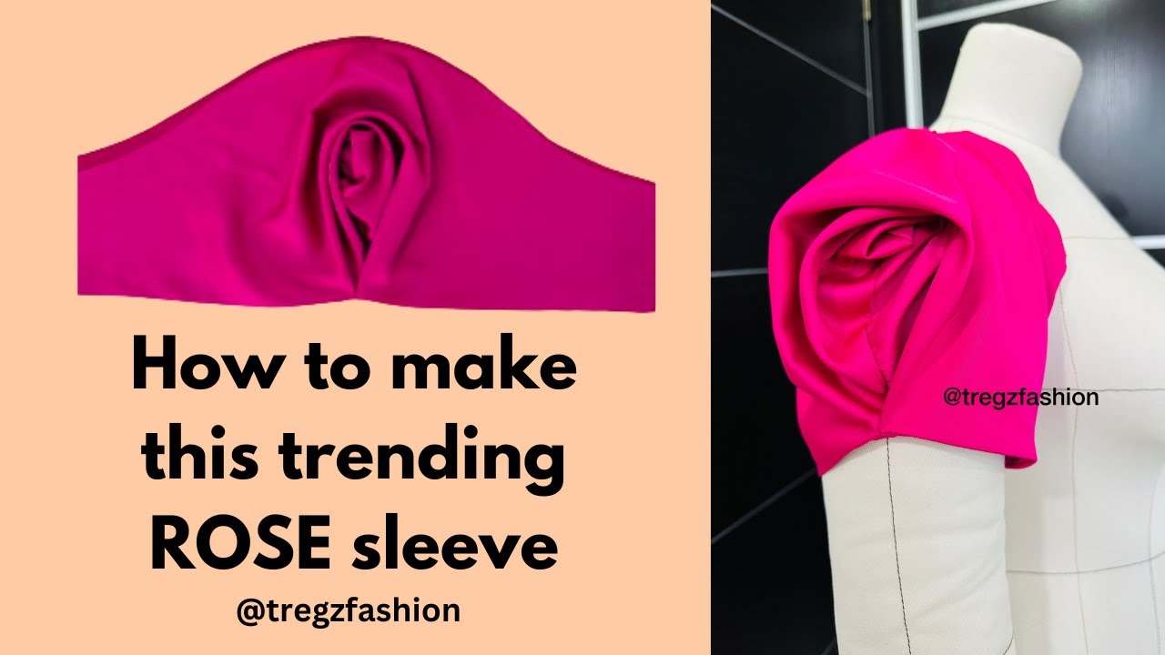 How to make this trending Rose sleeve