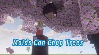 Minecraft Touhou Little Maid Mod Showcase: Maids Can Chop Trees Now! Minecraft Touhou Little Maid Mod Showcase: Maids Can Chop Trees Now!