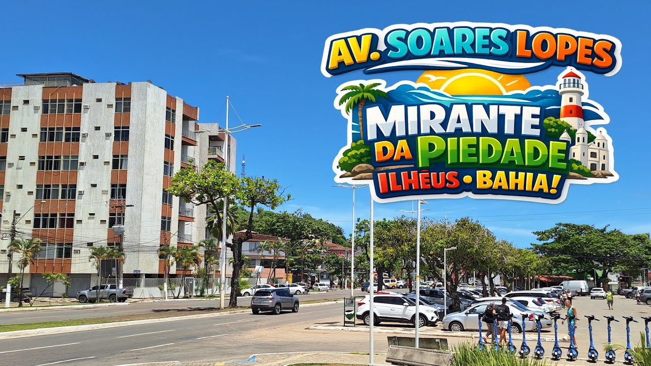 VLOG ILHÉUS: Avenida Soares Lopes até o Mirante da Piedade. A PÉ! 👣 🧭 